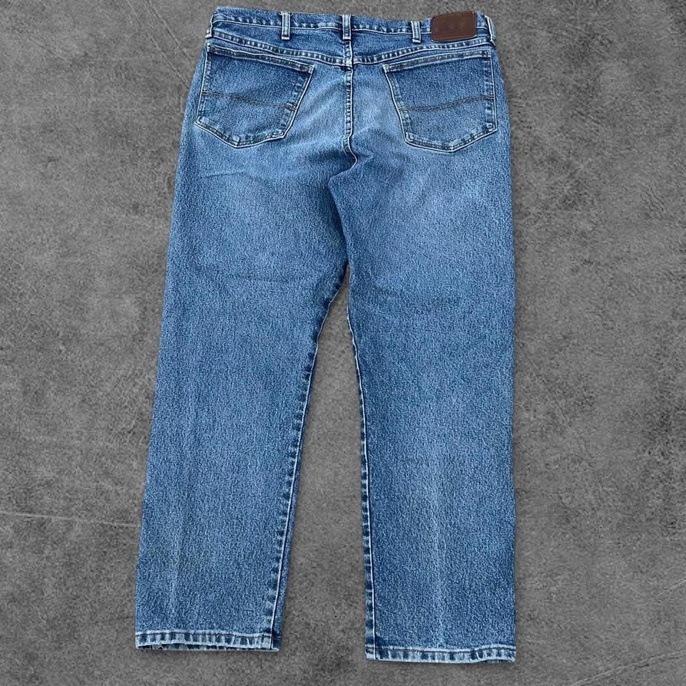 Wrangler Pro Gear Men's Straight Leg Blue Jeans 38x30 Workwear Utility